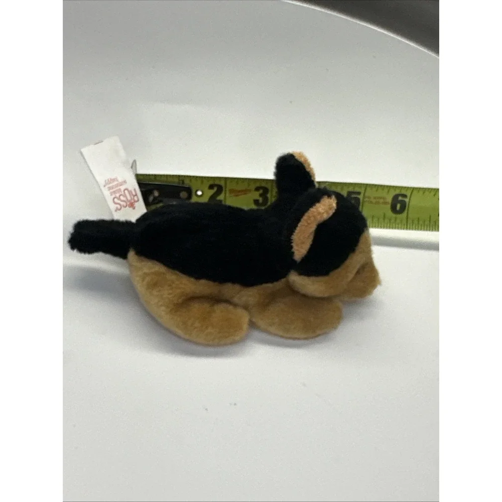 Russ Petooties Pets Alsatian German Shepherd GSD Dog Plush Toy Small 5in Brown
